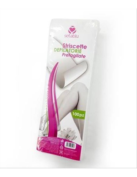STRISCE DEPILATORIE PRETAGLIATE 100 PZ  | Scintu Bazar