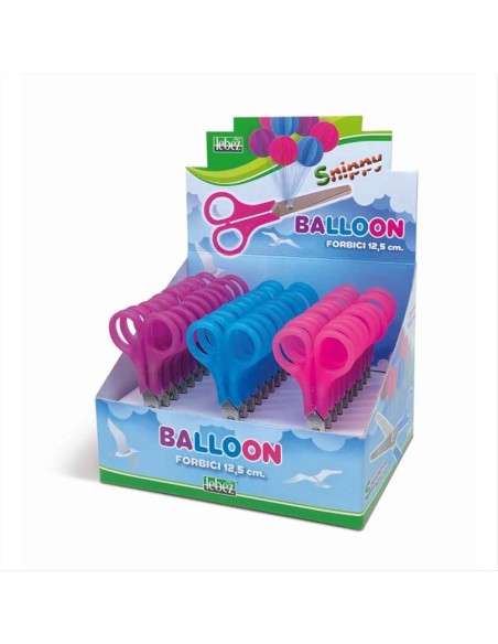FORBICETTA BAMBINI NEON BALLON ART 4777 LEBEZ  | Scintu Bazar