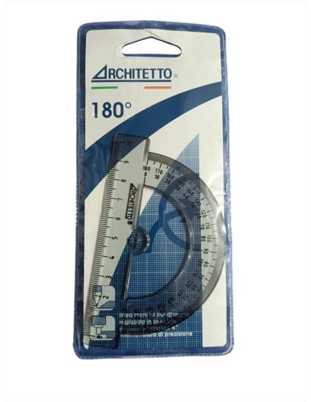GONIOMETRO 10 CM 180° ARCHITETTO  | Scintu Bazar