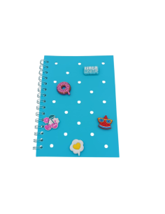 Quaderno A5  spirale copertina silicone con 5 pins TintaUNITA  CLIK  | 2