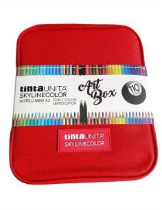 ASTUCCIO CORREDINO TINTAUNITA SKYLINECOLOR ART BOX 110 COLORI ROSSO 2