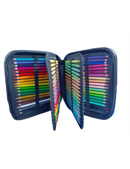 ASTUCCIO TINTAUNITA SKYLINECOLOR ART BOX 110 COLORI NERO GLITTER  | Sc
