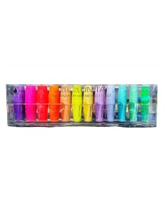 SET 12 MINI EVIDENZIATORI TINTA UNITA ART. 61703  | Scintu Bazar