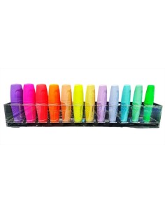SET 12 MINI EVIDENZIATORI TINTA UNITA ART. 61703  | Scintu Bazar 2