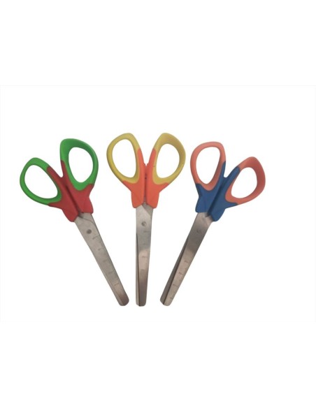 FORBICI CON MANICO IN GOMMA TINTA UNITA  | Scintu Bazar