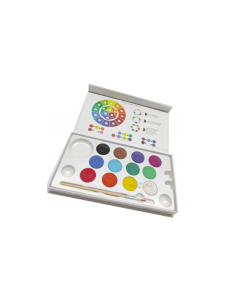 Colori Acquerello Tinta Unita scatola 12 Colori  | Scintu Bazar 2