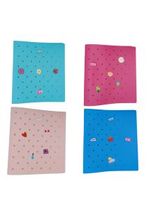Copertina Raccoglitore ad anelli A4 ppl TintaUnita Clik con 5 pins  |