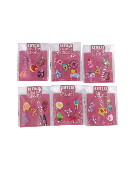 Confezione 5 pins per personalizzare borse, borsellini e altri accesso Confezione 5 pins per personalizzare borse, borsellini e altri accesso