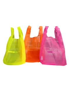 Borsa Portaspesa in rete Tinta Unita Glow Spring  | Scintu Bazar
