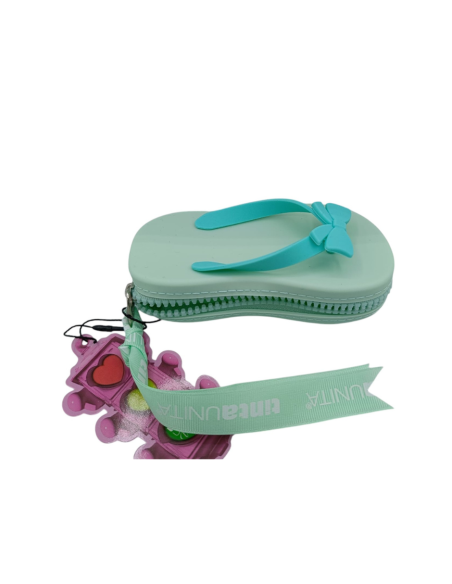 Portatutto in silicone a forma di infradito TintaUnita Vintage ART 621