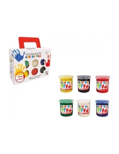 COLORI A DITA TINTA UNITA VALIGETTA 6 PZ 80 ML  | Scintu Bazar 2