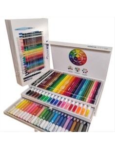 SET DISEGNO VALIGETTA TINTAUNITA ART 78 PEZZI ART 60889  | Scintu Baza