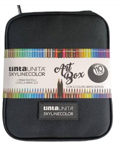 ASTUCCIO TINTAUNITA SKYLINECOLOR ART BOX 110 COLORI NERO 61255  | Scin