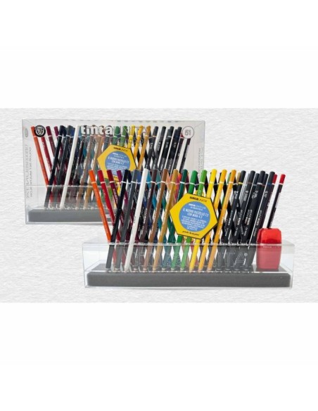 SET PASTELLI MULTICOLOR 51 PEZZI PASTELLI MINA 4.2 ART. 61468 TINTA UN
