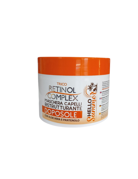 Maschera Doposole Ristrutturante Capelli 400ml Retinol Complex  | Scin