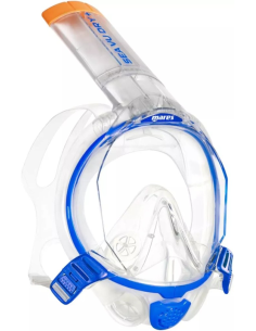 Maschera Sub Granfacciale Easybreath Mares Sea Vu Dry + Lime L XL  | S 2
