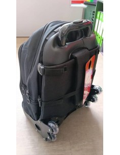 Zaino Trolley  Scuola Dream Cross, Nero. Sganciabile Nuove ruote Sali  2