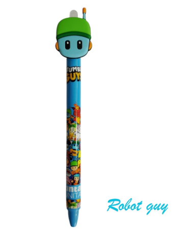 Penna cancellabile  con Topper Stumble Guys assortita inchiostro blu o