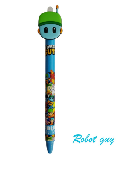 Penna cancellabile  con Topper Stumble Guys assortita inchiostro blu o