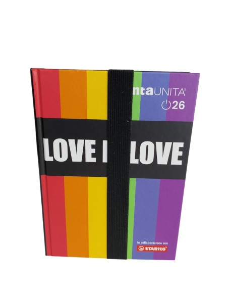 Diario 12 mesi Tinta Unita Stabilo assortito  | Scintu Bazar