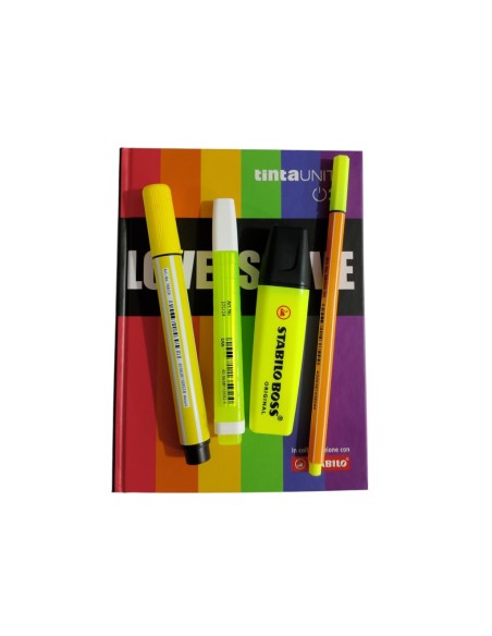 Diario 12 mesi Tinta Unita Stabilo assortito  | Scintu Bazar