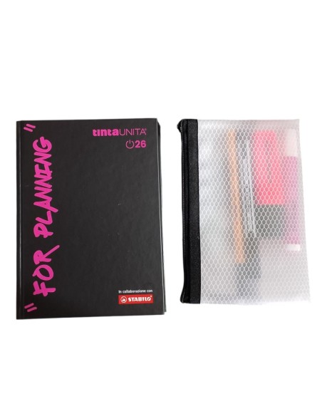 Diario 12 mesi Tinta Unita Stabilo assortito  | Scintu Bazar