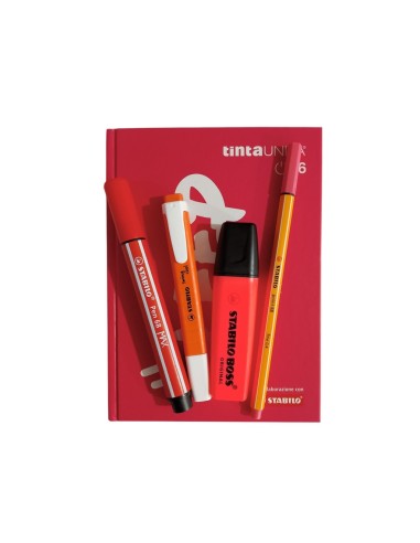 Diario 12 mesi Tinta Unita Stabilo assortito  | Scintu Bazar