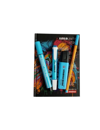 Diario 12 mesi Tinta Unita Stabilo assortito  | Scintu Bazar