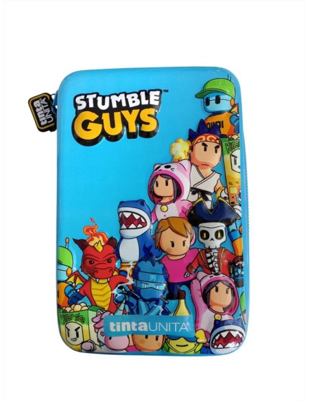 Astuccio One Time Azzurro Stumble Guys art 62080 Tinta Unita  | Scintu
