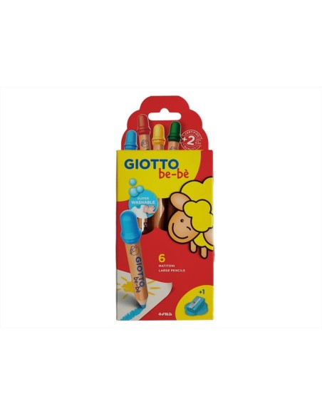 Matitoni Giotto Be-bè'  astuccio 6 colori  Fila art F477600  | Scintu 