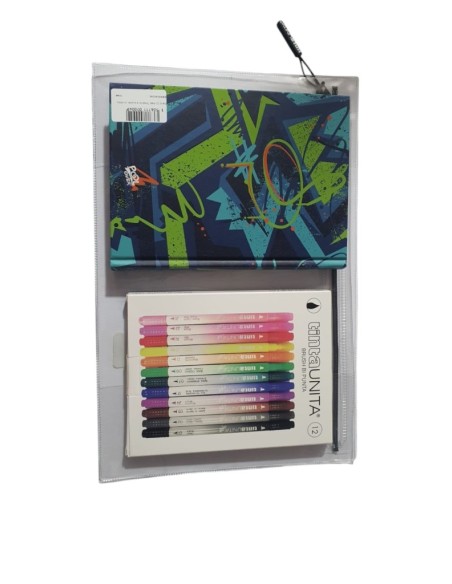 Diario 12 mesi TintaUnita scuola assortito  | Scintu Bazar