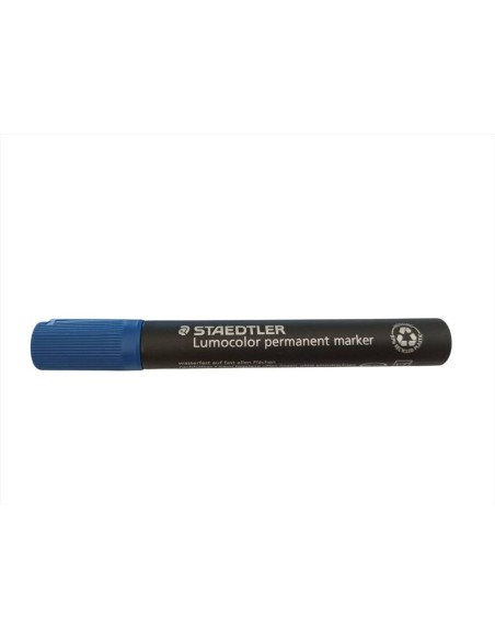 Marcatore Indelebile Staedtler Lumocolor Scalpello blu  | Scintu Bazar