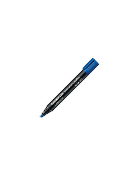 Marcatore Indelebile Staedtler Lumocolor Scalpello blu  | Scintu Bazar