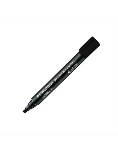Marcatore Indelebile Staedtler Lumocolor Scalpello Nero  | Scintu Baza
