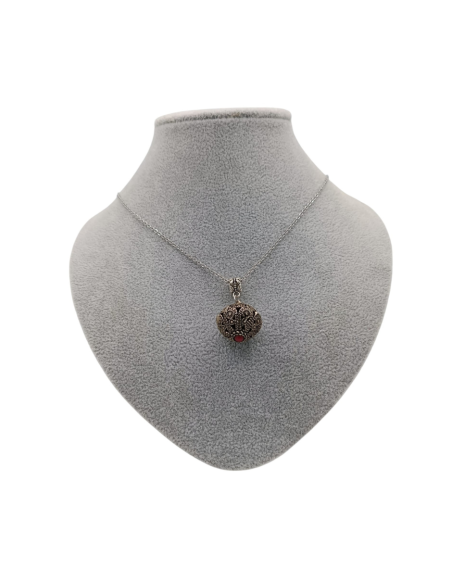 CATENINA ACCIAIO CM. 50 CON BOTTONE ANTICATO MM 18  - TALISMANI DI SAR