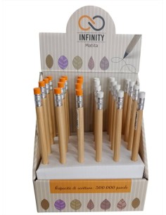 Matita Infinity legno naturale art. 81518  Lebez  | Scintu Bazar