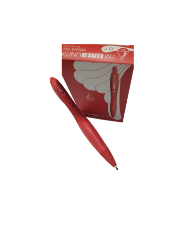 Penna Sfera Gel a Scatto 07 mm Art. 60465 Tinta Unita Rosso (1 pezzo)