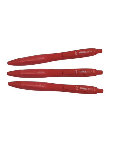 Penna Sfera Gel a Scatto 07 mm Art. 60465 Tinta Unita Rosso (1 pezzo)