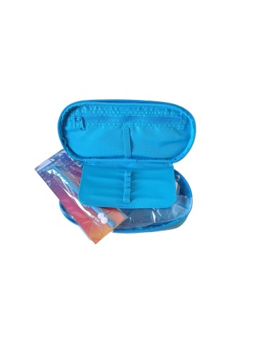 Astuccio Oval cm 23x10x6 con flap interna e matita eterna penna art. 6