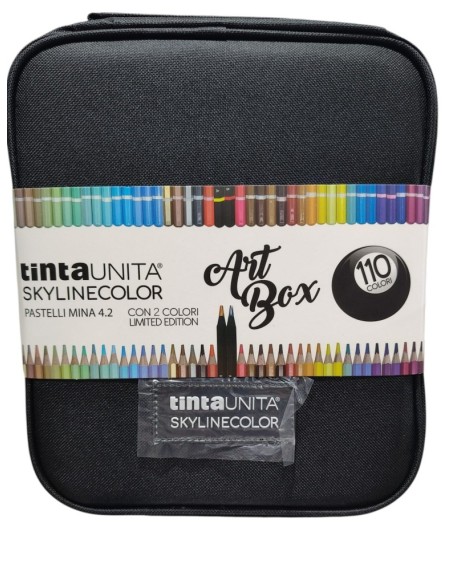 Astuccio corredino TintaUNITA Skylinecolor Art Box 110 Colori  | Scint