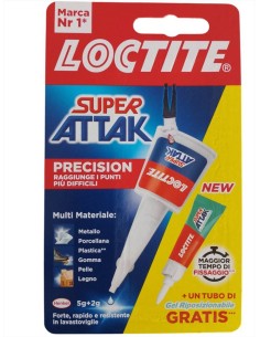 Super Attak precision 5 gr + tubo gel riposizionabile  | Scintu Bazar