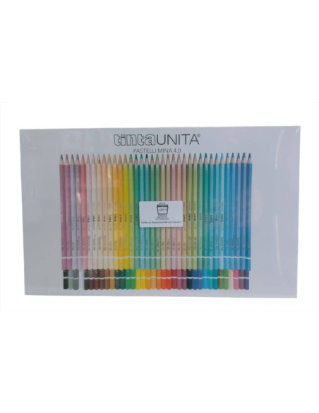 PASTELLI LEGNO  MINA 4MM TINTA UNITA SCATOLA 72COLORI  ART 50570 POOL 
