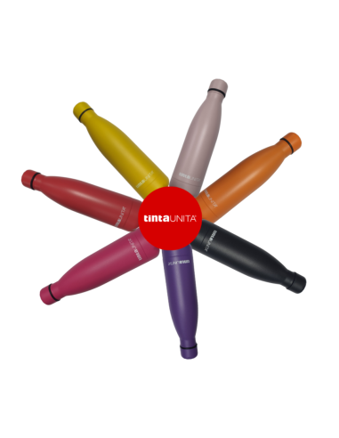 Borraccia Monocolore 500ml Tinta Unita Alluminio Termica Plastic Free 