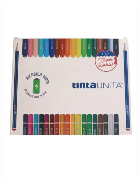 RICARICA PER ASTUCCIO 18 PASTELLI 18 PENNARELLI +2 MATITE  | Scintu Ba