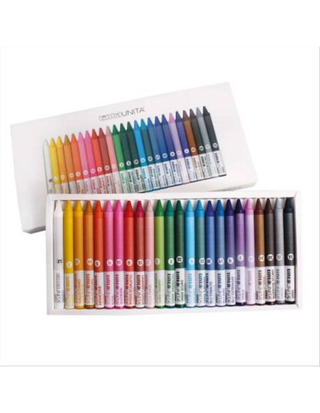 PASTELLI CERA TINTA UNITA 24 COLORI  | Scintu Bazar