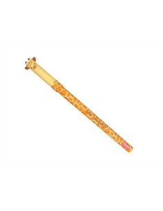 Penna gel cancellabile Giraffa ink arancione  | Scintu Bazar