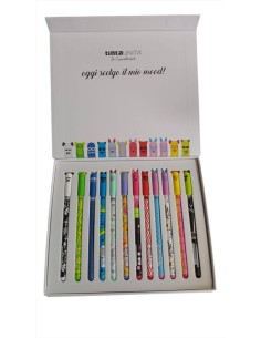 Magnetic Box Fashion Penne cancellabili 8 blu+2 rosse+ 2 verdi  | Scin
