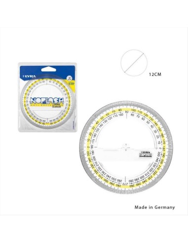 Goniometro 360° cm 12  Lyra Noflash  | Scintu Bazar