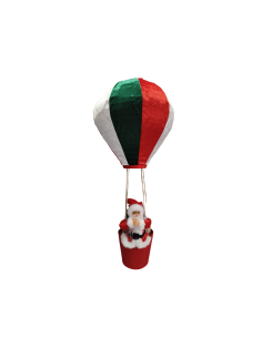 Mongolfiera con Babbo natale cm 40x40x90  | Scintu Bazar 2