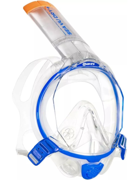 Maschera Sub Granfacciale Easybreath Mares Sea Vu Dry + Lime L XL  | S